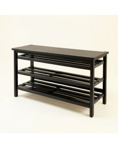 Briar Arc Shoe Storage Bench (synthetic illustration; no displayed measurements)