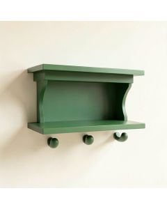 Dune Arc Wall-Mounted Entryway Organizer Shelf (synthetic illustration; no displayed measurements)