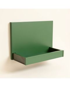Cliff Bluff Empty Wall-Mounted Tool Organizer Panel - Green (synthetic illustration; no displayed measurements)