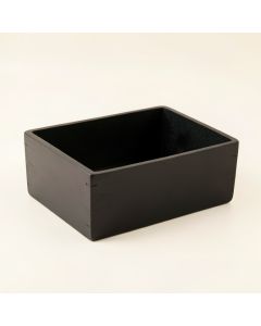 Sage Bluff Empty Storage Basket - Black (synthetic illustration; no displayed measurements)