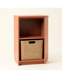 Field Dale Freestanding Pull-Out Hamper Cabinet - Terracotta (synthetic illustration; no displayed measurements)