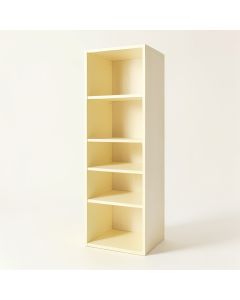 Reed Branch Narrow Cubby Tower - Ivory (synthetic illustration; no displayed measurements)