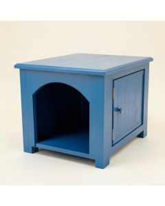 Shore Brook Empty Furniture-Style Litter Enclosure - Blue (synthetic illustration; no displayed measurements)