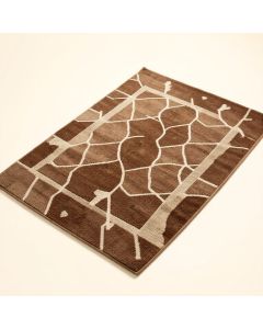Munich Geometric Brown Area Rug (synthetic illustration; no displayed measurements)