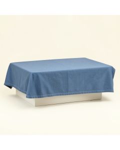 Elm Falls Flat Bed Sheet - Blue (synthetic illustration; no displayed measurements)