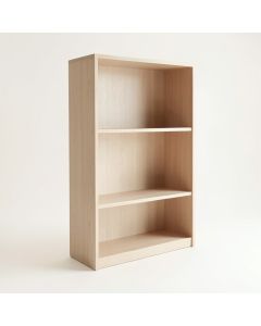 Aspen Bend Freestanding Bookcase - Beige (synthetic illustration; no displayed measurements)
