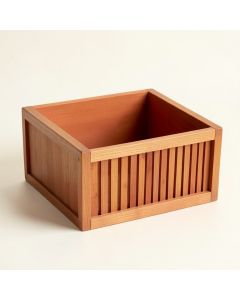 Field Bridge Empty Furniture-Style Litter Enclosure - Terracotta (synthetic illustration; no displayed measurements)