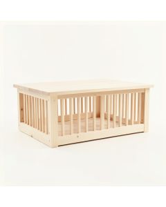 Bay Field Empty Furniture-Style Pet Crate - Ivory (synthetic illustration; no displayed measurements)