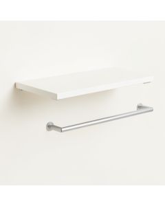 Davida 2 Rectange Bath Shelf With Towel Bar (synthetic illustration; no displayed measurements)