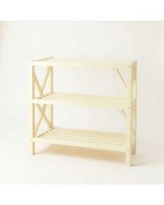 Cedar Bridge Empty Seed-Starting Shelving Unit Without Lights - Ivory (synthetic illustration; no displayed measurements)