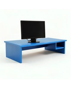 Lake Dale Desktop Monitor Riser - Blue (synthetic illustration; no displayed measurements)