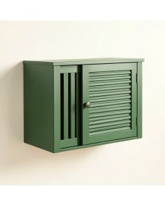 Shore Edge Wall-Mounted Entry Cabinet - Green (synthetic illustration; no displayed measurements)