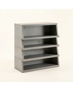Field Falls Desktop Shelving Unit - Gray (synthetic illustration; no displayed measurements)