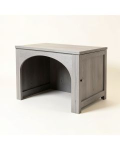 Briar Field Empty Furniture-Style Litter Enclosure - Gray (synthetic illustration; no displayed measurements)