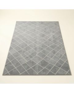 Clay Branch Rectangular Area Rug - Gray (synthetic illustration; no displayed measurements)