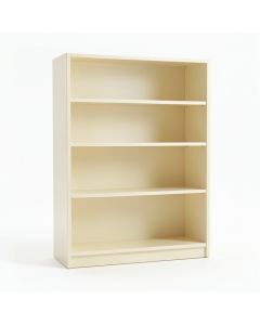 Ridge Edge Freestanding Bookcase - Cream (synthetic illustration; no displayed measurements)