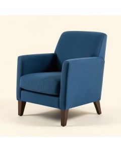 Hegland Arm Chair In Blue (synthetic illustration; no displayed measurements)