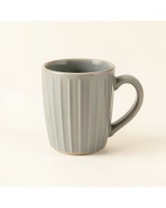 Cliff Bend Ceramic Mug - Gray (synthetic illustration; no displayed measurements)