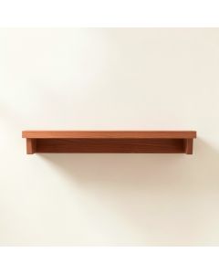 River Bluff Wall-Mounted Shelf - Terracotta (synthetic illustration; no displayed measurements)