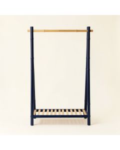 Spruce Branch Empty Garment Rack - Navy (synthetic illustration; no displayed measurements)