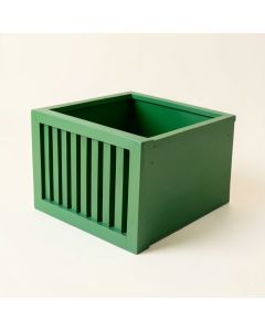 Harbor Canyon Empty Furniture-Style Litter Enclosure - Green (synthetic illustration; no displayed measurements)