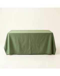 Ridge Crossing Flat Bed Sheet - Green (synthetic illustration; no displayed measurements)