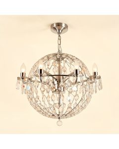 Stuart Sputnik Sphere Chandelier With Crystal Accents (synthetic illustration; no displayed measurements)