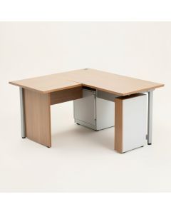 Salina L-Shape Executive Desk And Chair Set (synthetic illustration; no displayed measurements)