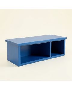 Vale Dale Shoe Storage Bench - Blue (synthetic illustration; no displayed measurements)