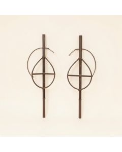 2 Piece Large Wine Metal Wall Décor Set (synthetic illustration; no displayed measurements)