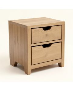 Romy 1 - Drawer Solid Wood Nightstand (synthetic illustration; no displayed measurements)