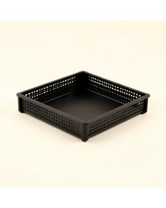 Sage Field Empty Under-Desk Cable Tray - Black (synthetic illustration; no displayed measurements)