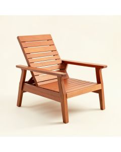 Olive Dale Outdoor Lounge Chair - Terracotta (synthetic illustration; no displayed measurements)
