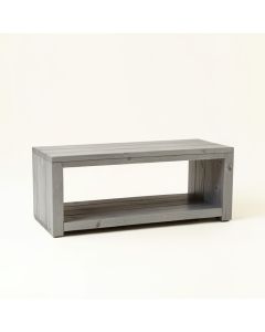Holly Bluff Narrow Outdoor Storage Bench - Gray (synthetic illustration; no displayed measurements)
