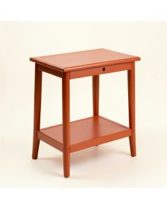 Alder Edge Side Table - Terracotta (synthetic illustration; no displayed measurements)