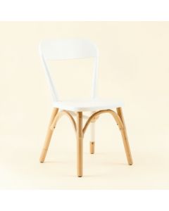 Linden Edge Dining Chair - White (synthetic illustration; no displayed measurements)