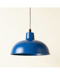 Dune Canyon Pendant Light Suspended From One Plain Cable - Blue (synthetic illustration; no displayed measurements)