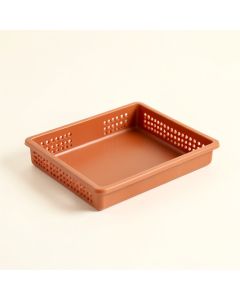 Glen Branch Empty Under-Desk Cable Tray - Terracotta (synthetic illustration; no displayed measurements)