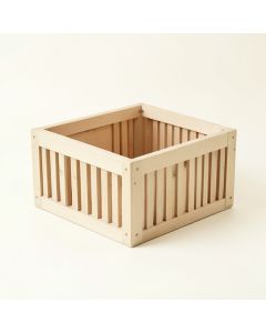 Summit Canyon Empty Furniture-Style Litter Enclosure - Beige (synthetic illustration; no displayed measurements)