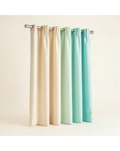 Denton Solid Room Darkening Indoor/Outdoor Grommet Curtain Panels (synthetic illustration; no displayed measurements)