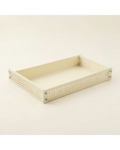 Holly Dell Empty Under-Desk Cable Tray - Ivory (synthetic illustration; no displayed measurements)