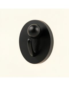 Glen Brook Wall-Mounted Robe Hook - Black (synthetic illustration; no displayed measurements)