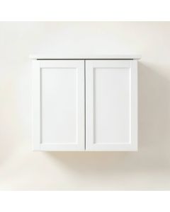 Linden Arc Wall-Mounted Laundry Cabinet (synthetic illustration; no displayed measurements)