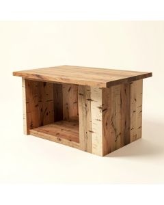 South Perth Kitchen Island With Butcher Block Top (synthetic illustration; no displayed measurements)