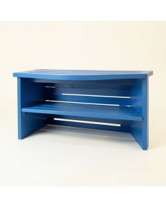 Laurel Brook Shoe Storage Bench - Blue (synthetic illustration; no displayed measurements)