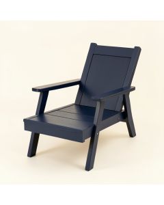 River Bluff Outdoor Lounge Chair - Navy (synthetic illustration; no displayed measurements)