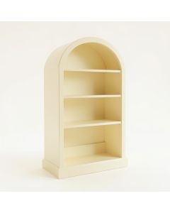 Hazel Edge Freestanding Bookcase - Cream (synthetic illustration; no displayed measurements)