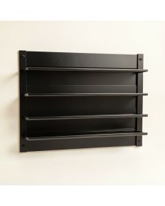 River Bend Empty Wall-Mounted Tool Organizer Panel - Black (synthetic illustration; no displayed measurements)