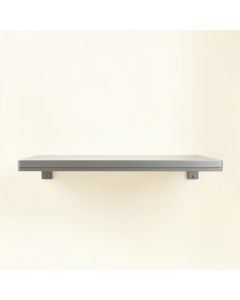 Holly Crest Wall-Mounted Shelf - Gray (synthetic illustration; no displayed measurements)