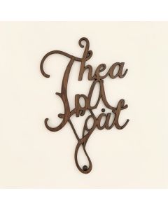 Theta Split Monogram Name Sign (synthetic illustration; no displayed measurements)